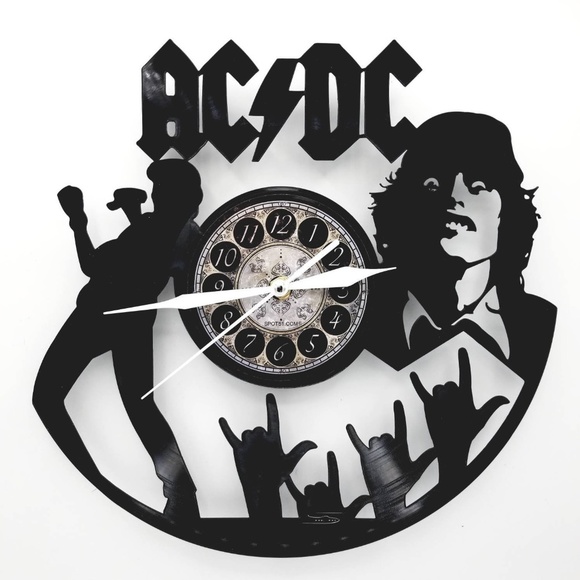 AC DC vinyl record clock - Picture 1 of 2
